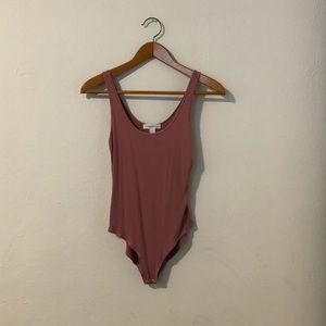 Forever 21 Ribbed Bodysuit w/ Snap Closure